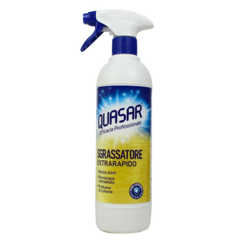 Обезжириватель для твёрдых поверхностей Quasar extra rapido, 580 мл